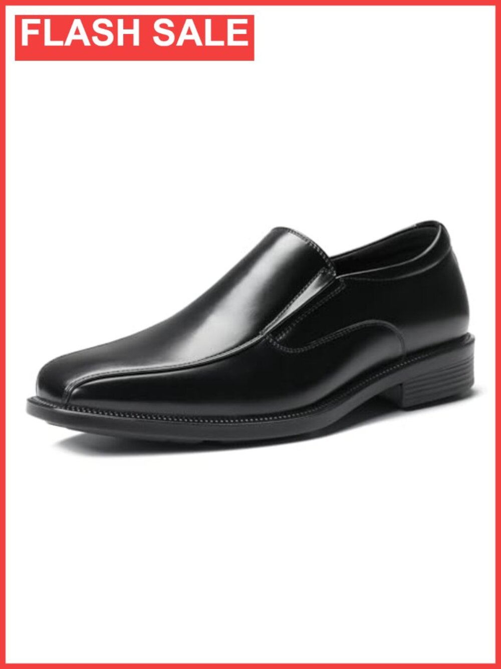 Men's Faux Leather Slip On Loafers Bicycle Toe Comfort Dress Shoes